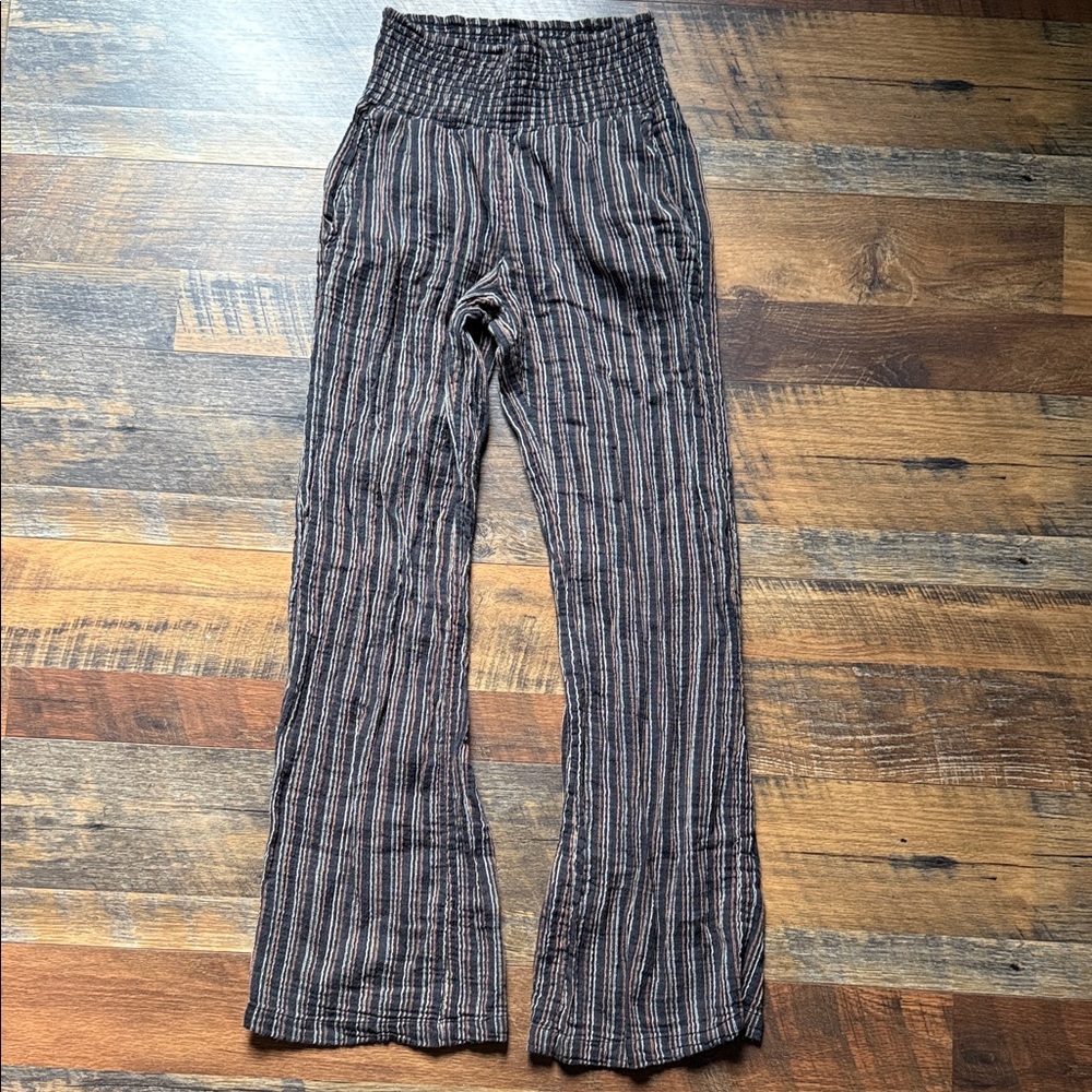 Billabong Multicolor Striped Wide Leg Pants